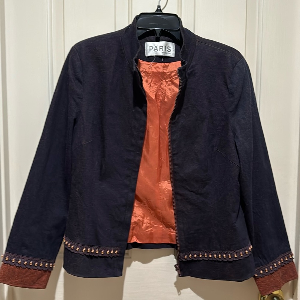 Women’s blazer or jacket with beaded details